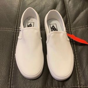 White Canvas Vans